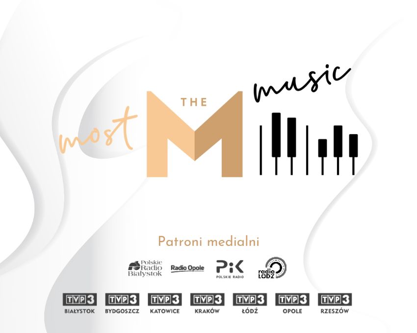 Logo most the music i patronów medialnych