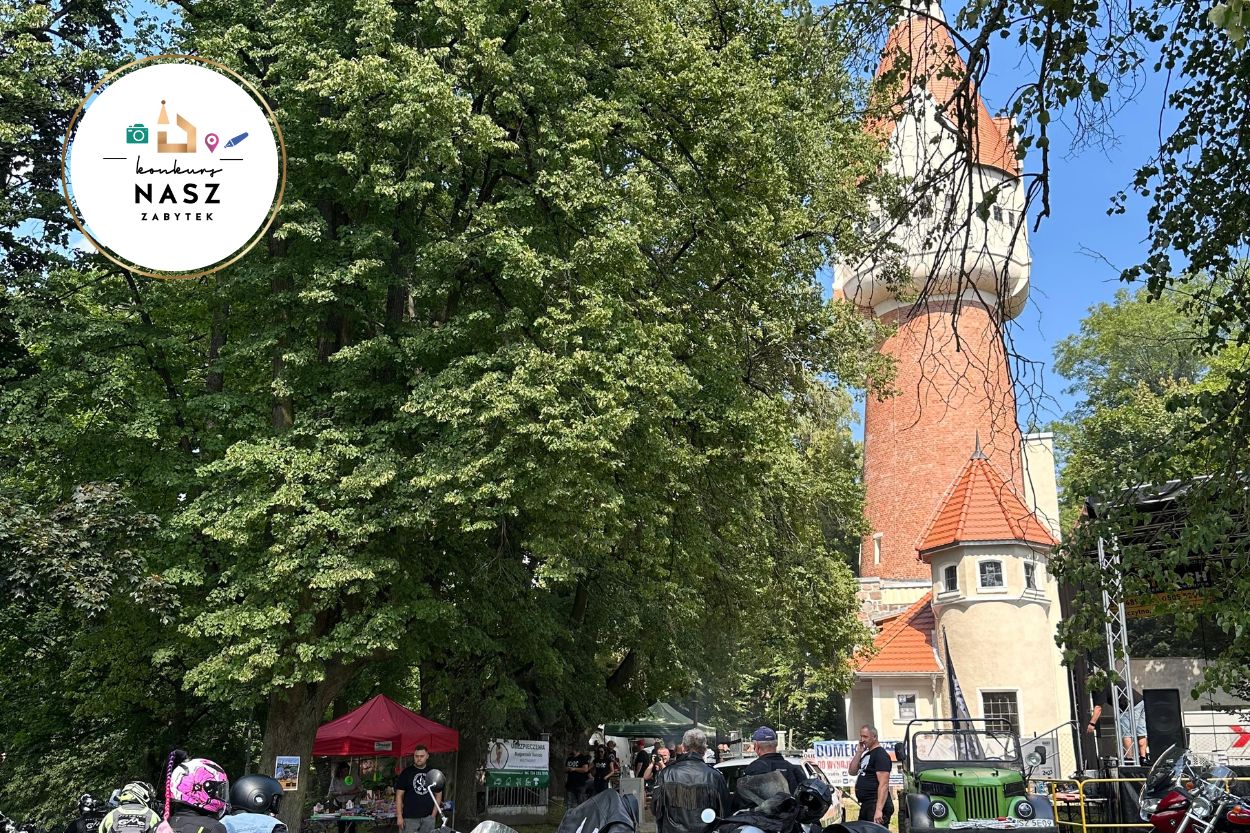 New shine of the water tower in Pasym
